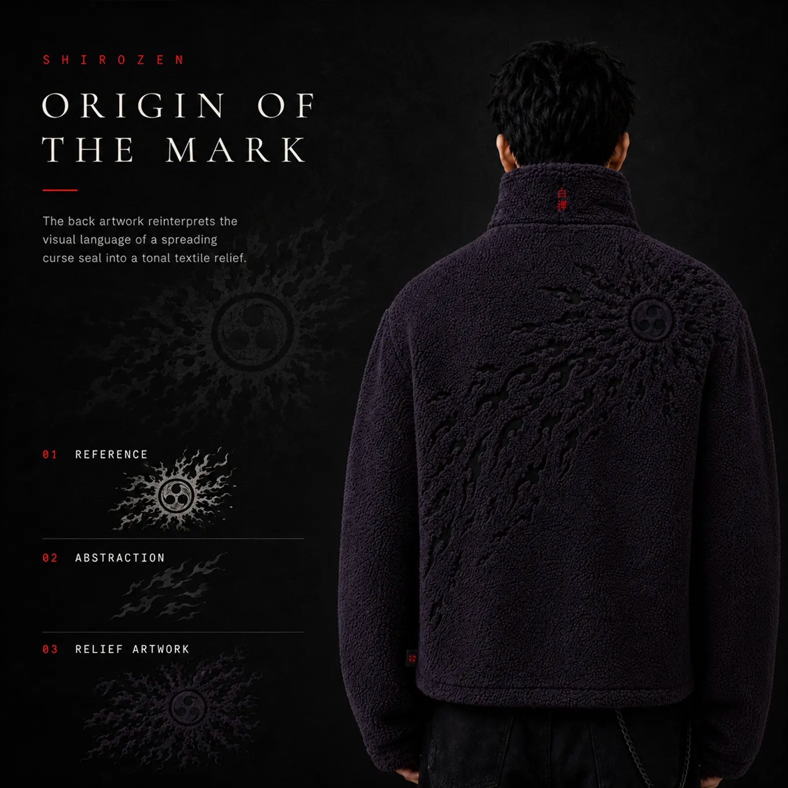 Raised Crest Fleece Jacket