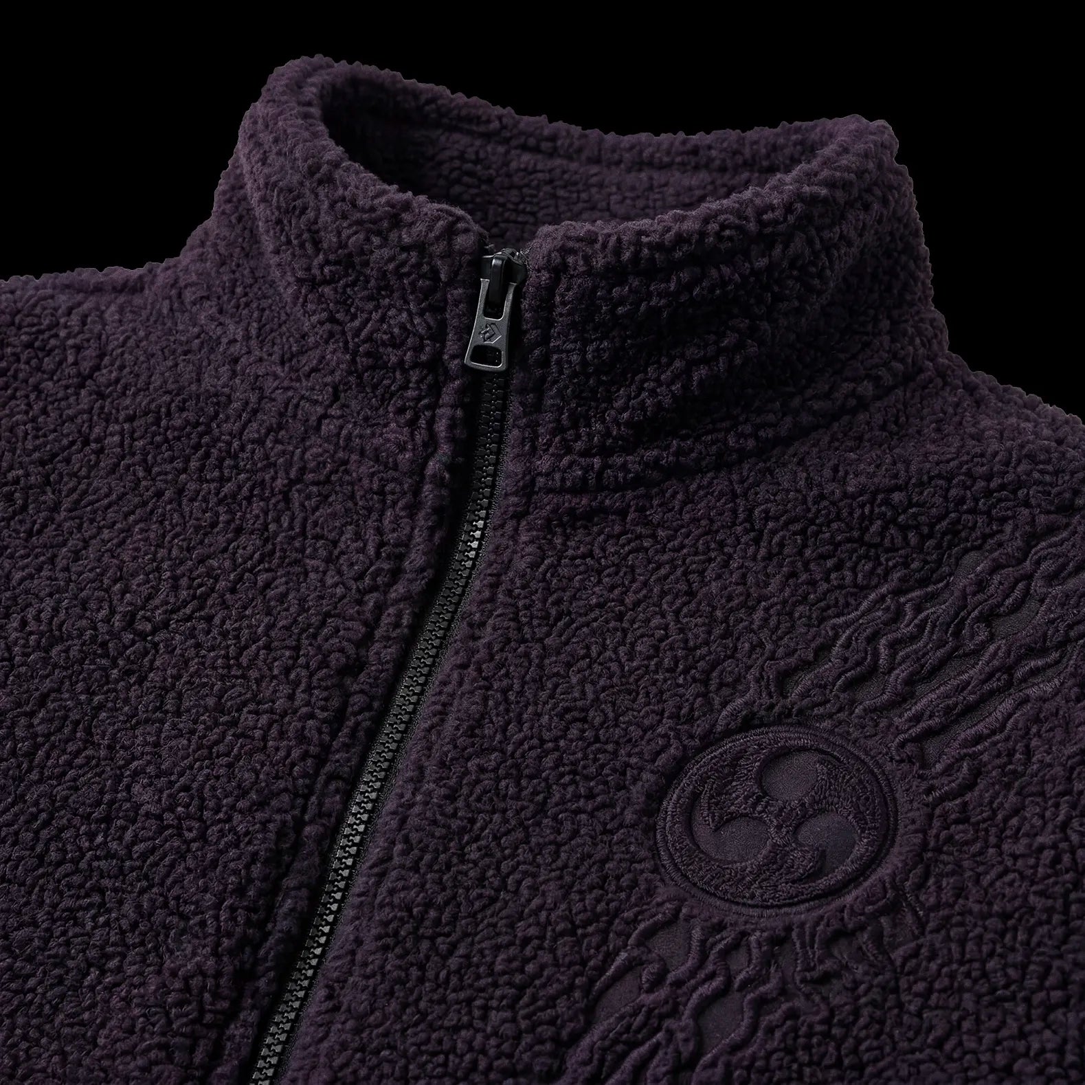 Raised Crest Fleece Jacket