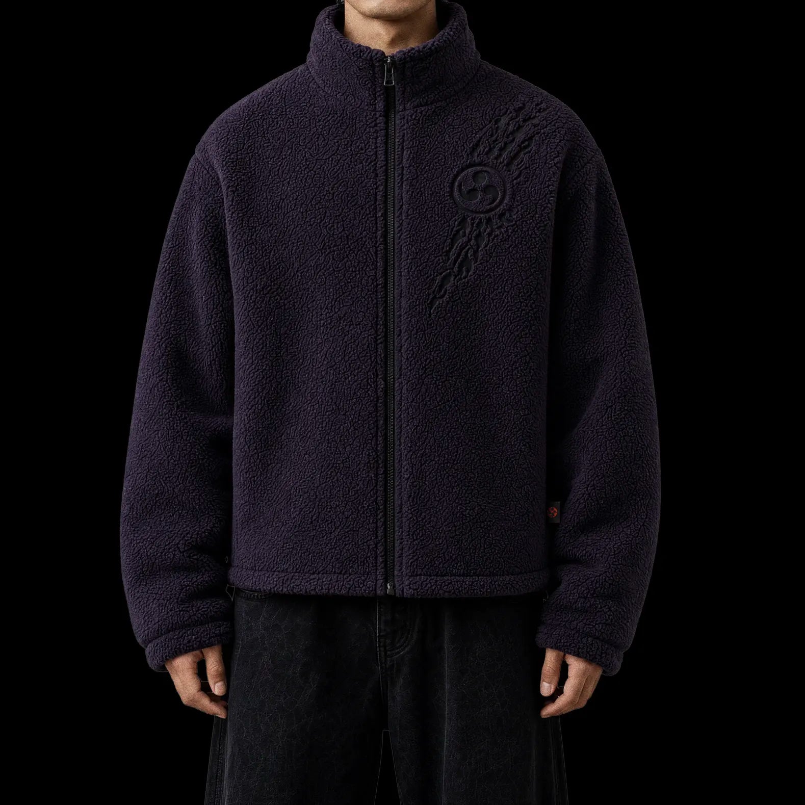 Raised Crest Fleece Jacket