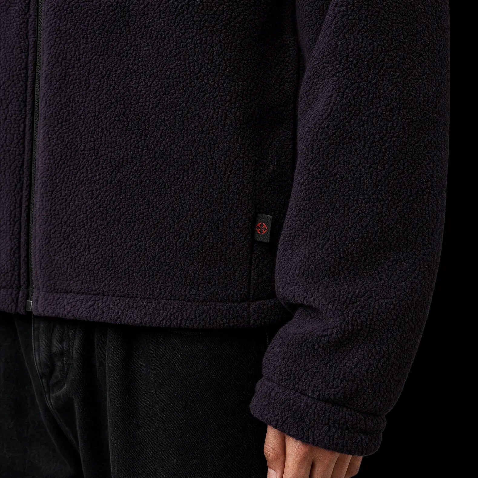 Raised Crest Fleece Jacket