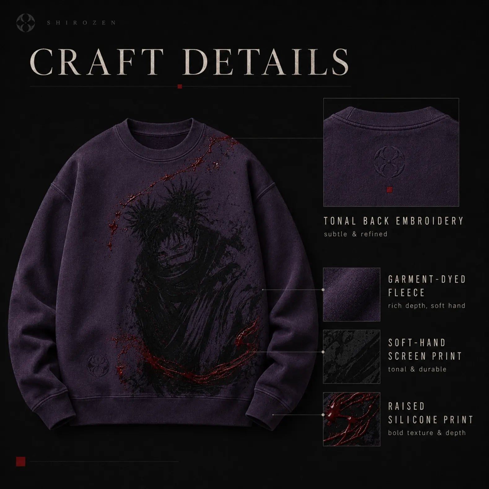 Cursed Crest Crewneck