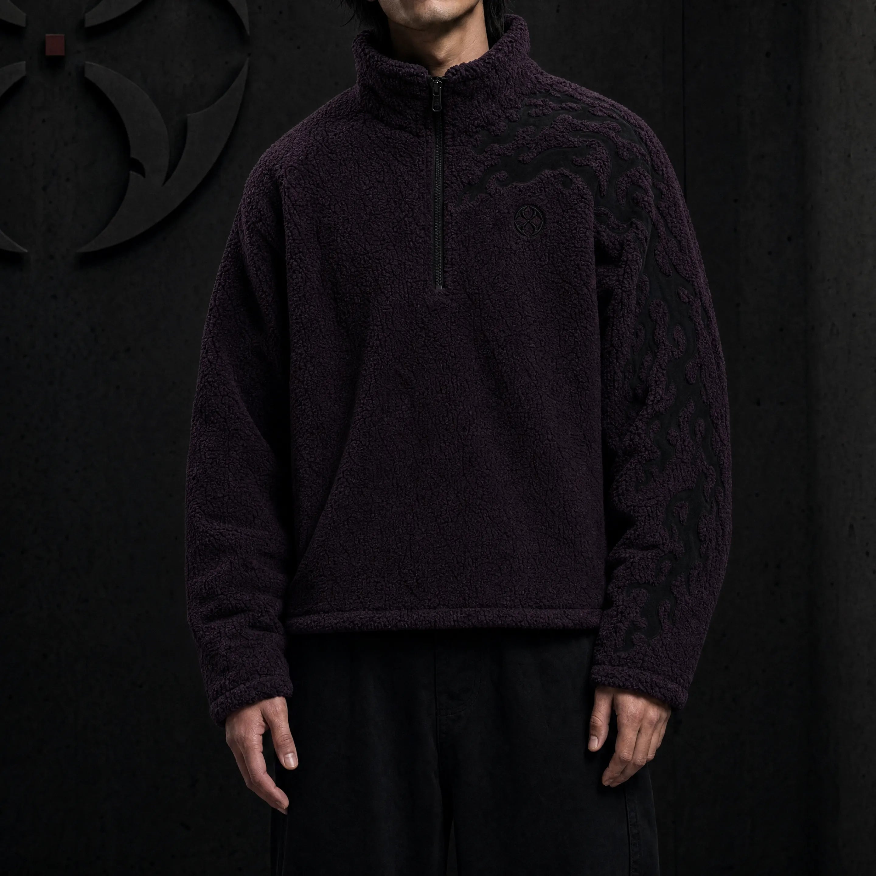 Raised Crest Fleece Jacket