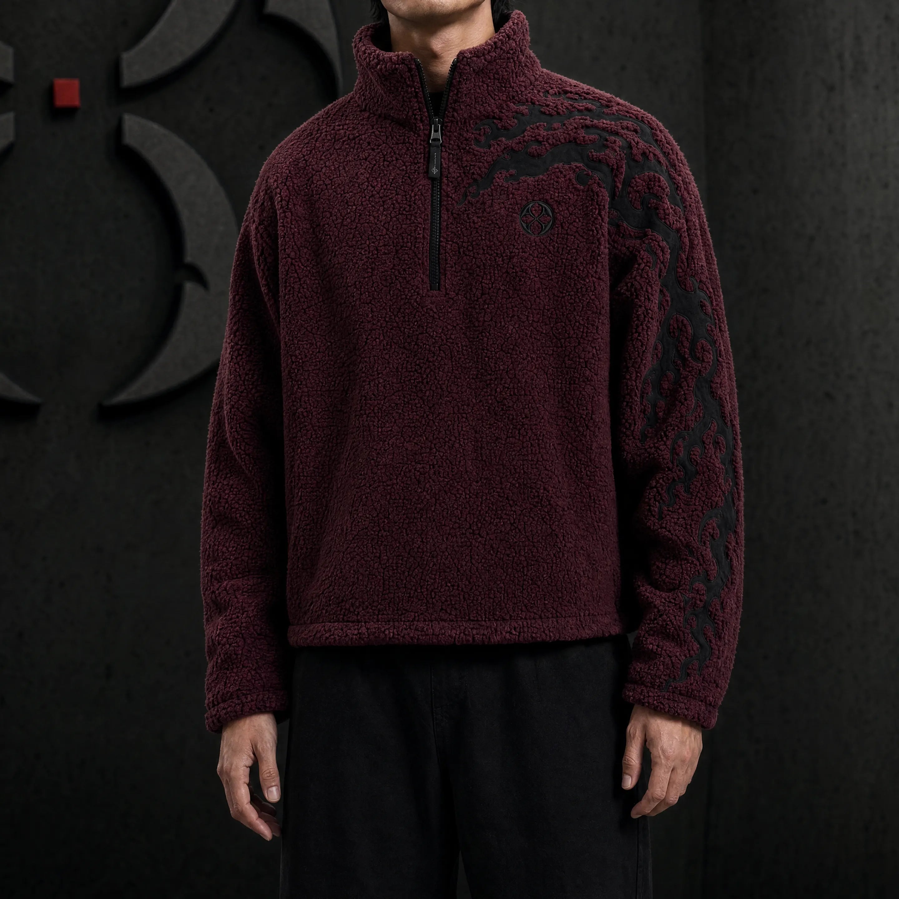 Raised Crest Fleece Jacket