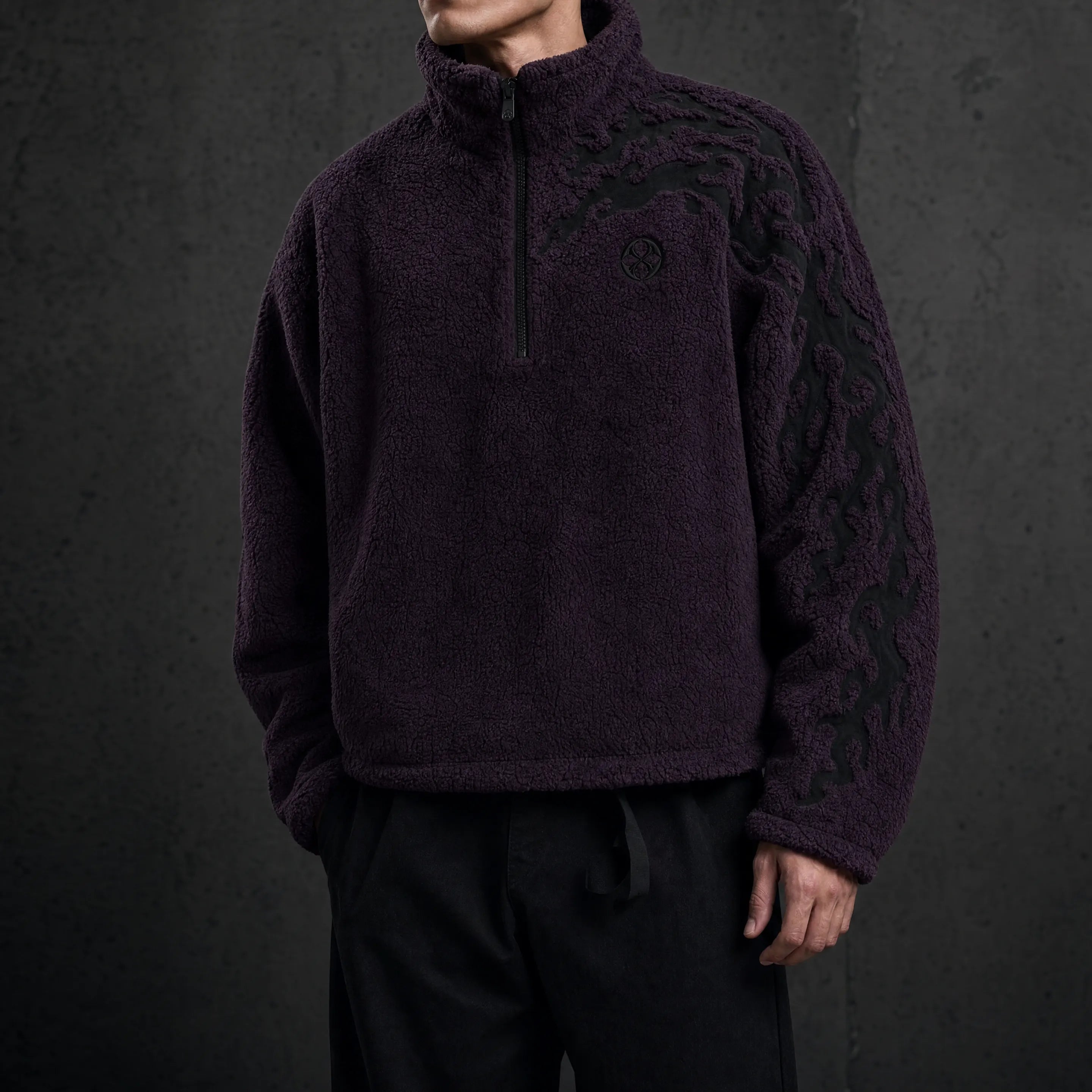 Raised Crest Fleece Jacket